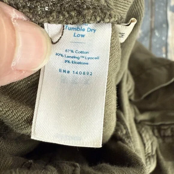 Marine Layer Womens Luna Jogger Pants Medium Green Pull On Soft Stretch Travel - Picture 8 of 10